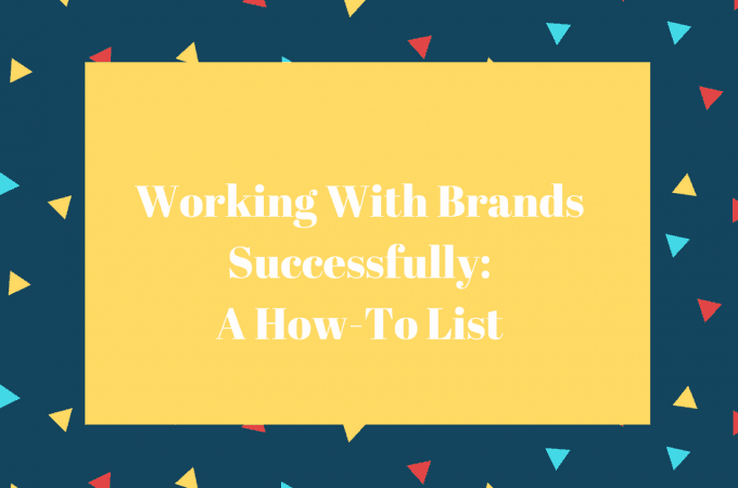 working with brands successfully