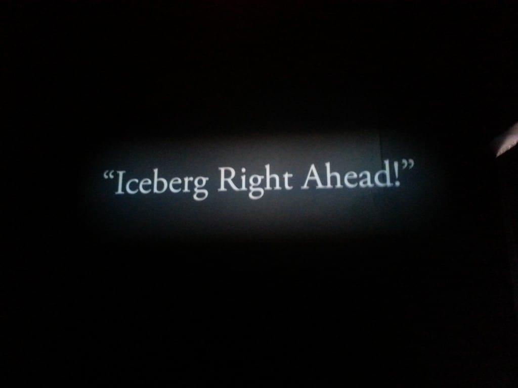 iceberg right ahead