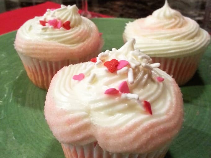 Pink Lemonade Cupcakes for Valentine’s Day!