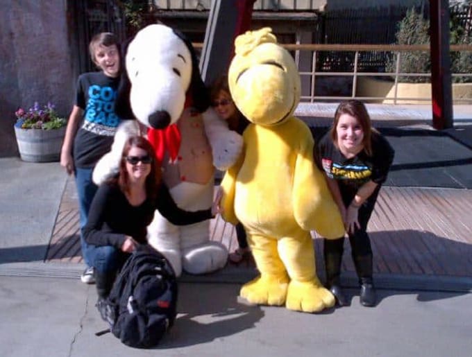 summer fun with snoopy at Knott's Berry Farm