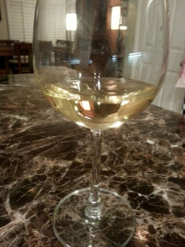 holman ranch wine tasting chardonnay in glass