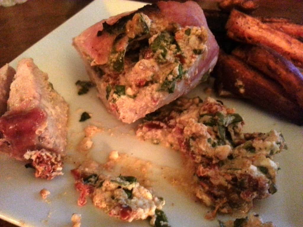 stuffed pork chops