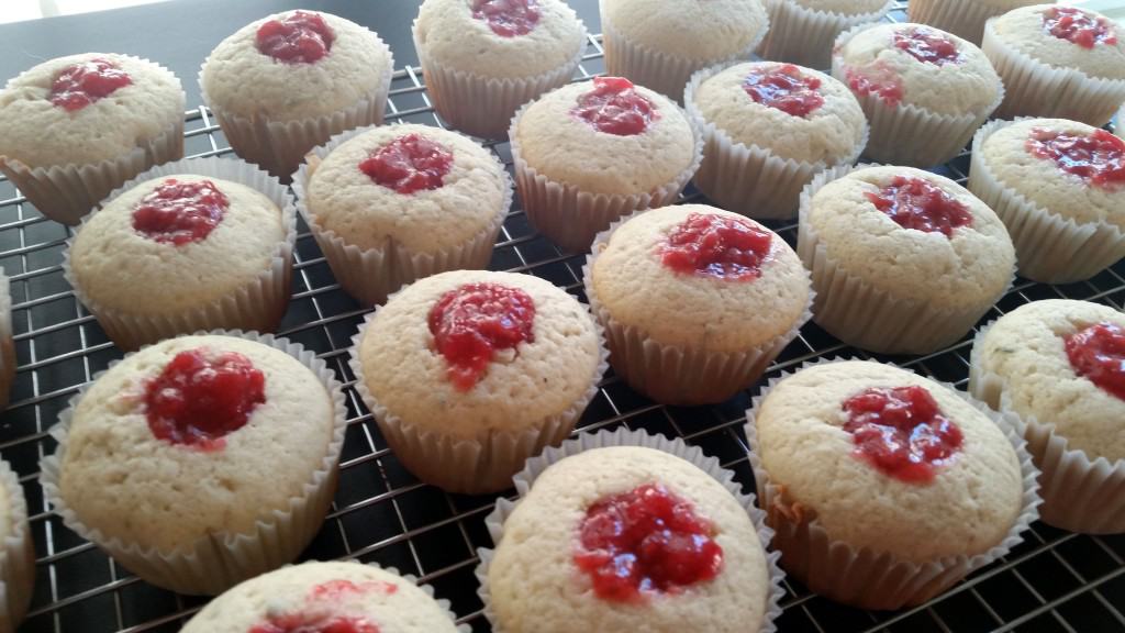 lime raspberry cupcakes