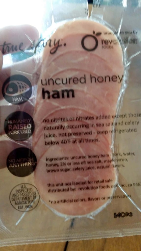 uncured honey ham revolution foods