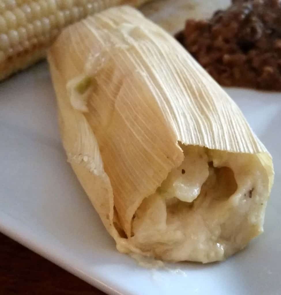 del real cheese tamale
