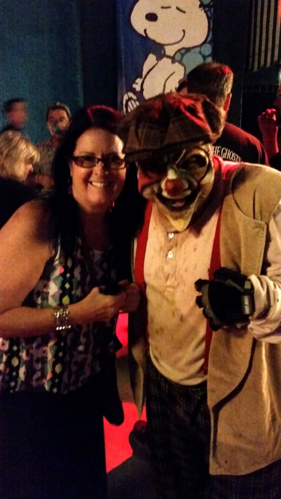 me and a knott's scary farm monster