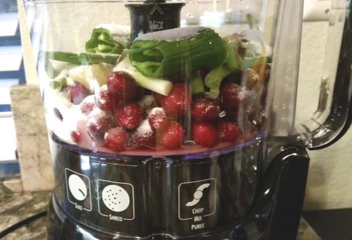 Using the Hamilton Beach Food Processor for Cranberry Relish