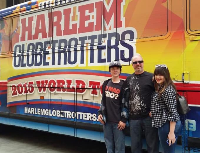 Our First Harlem Globetrotters Game Was a Blast!