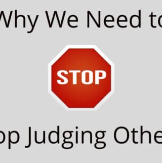 stop judging others