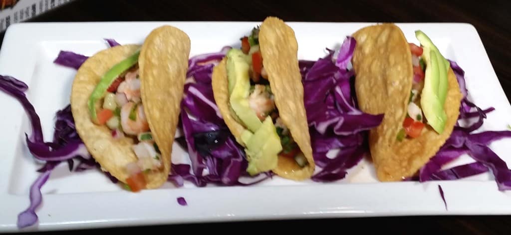 ceviche tacos