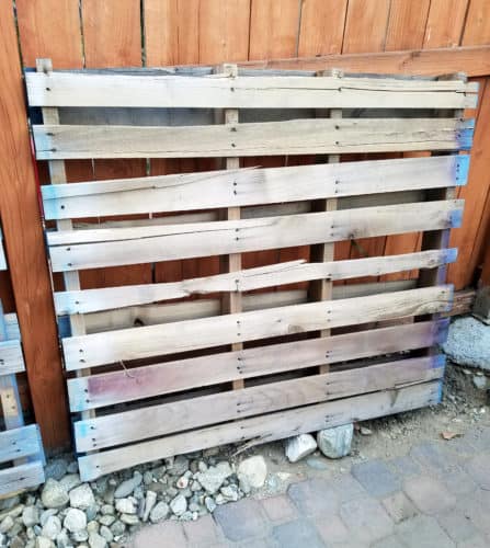 how to build a pallet garden