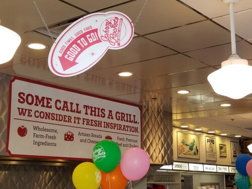 Johnny Rockets vegetarian menu