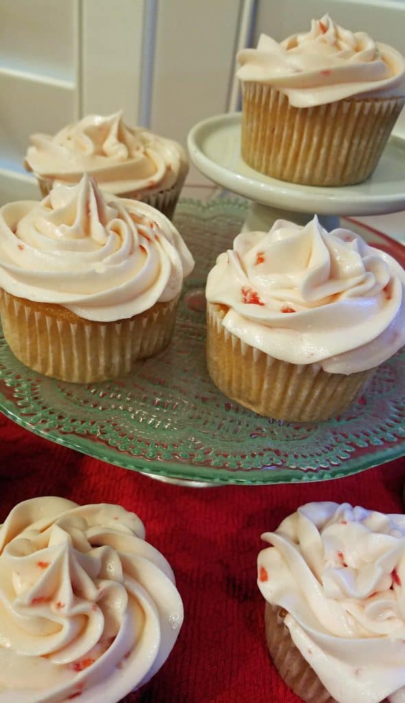 cherry vanilla cupcake recipe for Valentine's Day