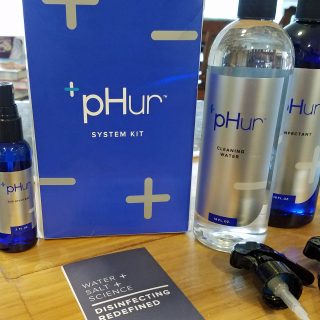live naturally with pHur Cleaning Water