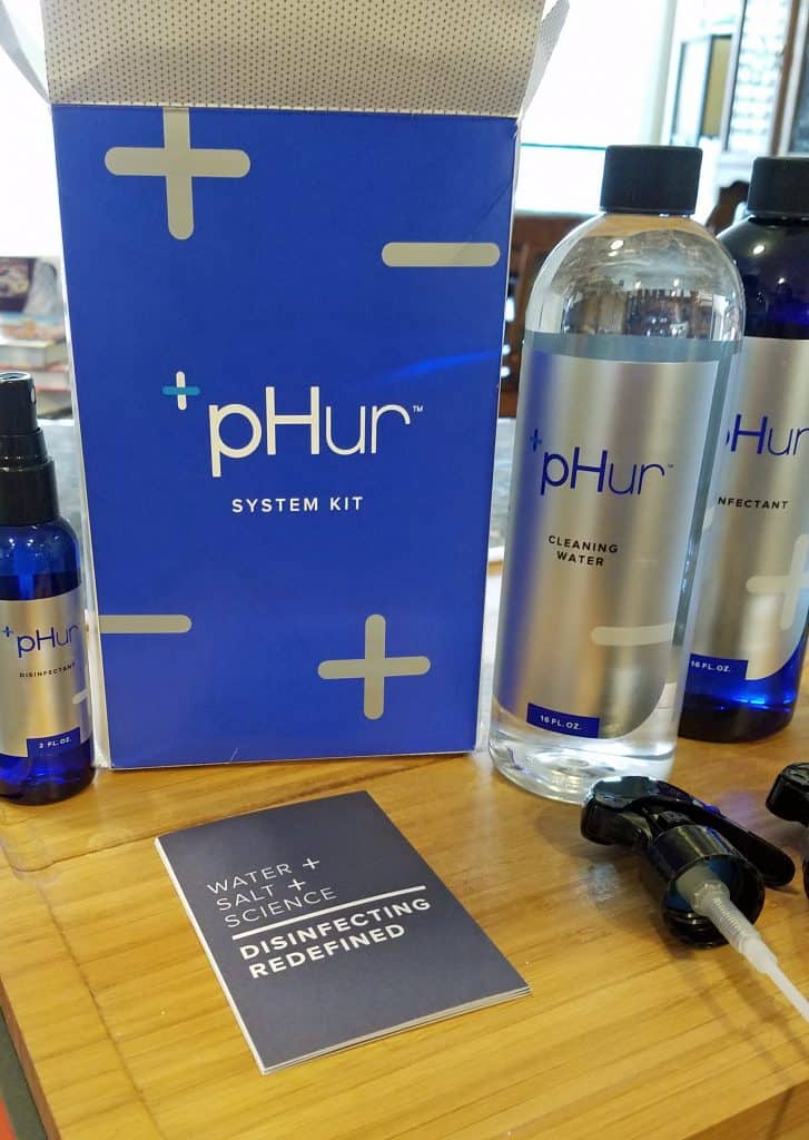 live naturally with pHur Cleaning Water