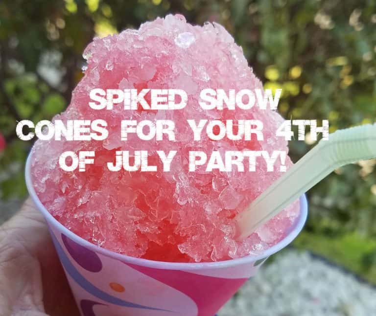 Spiked Snow Cone Recipe Just in Time for the Fourth of July