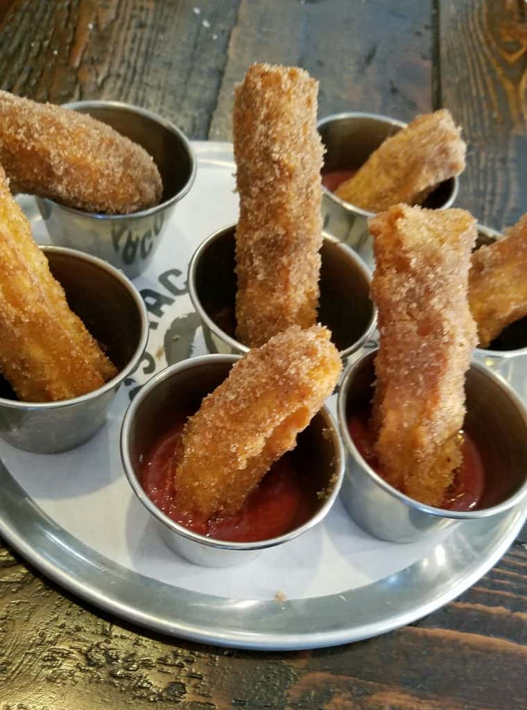 churros on taco night