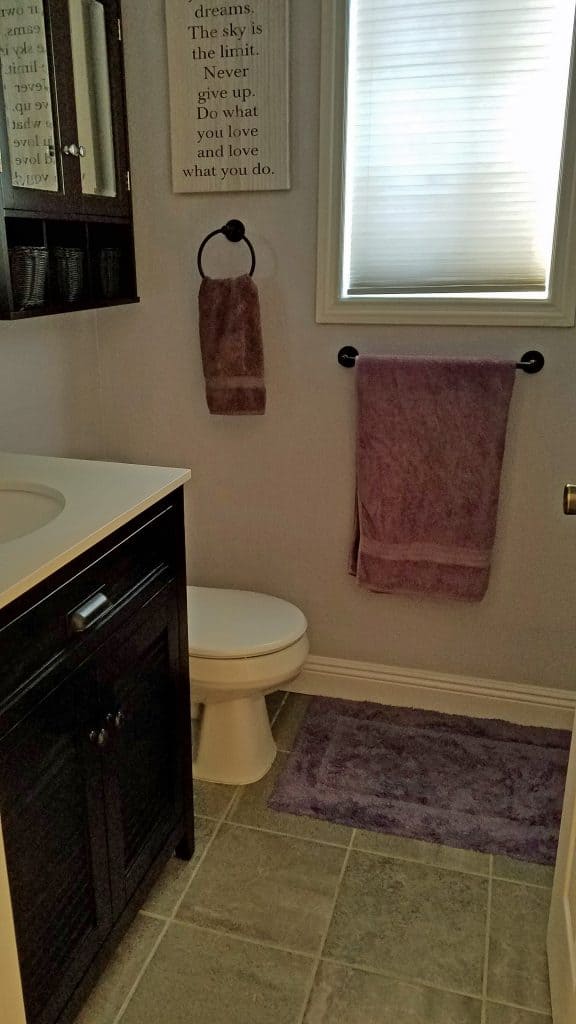 DIY bathroom remodel