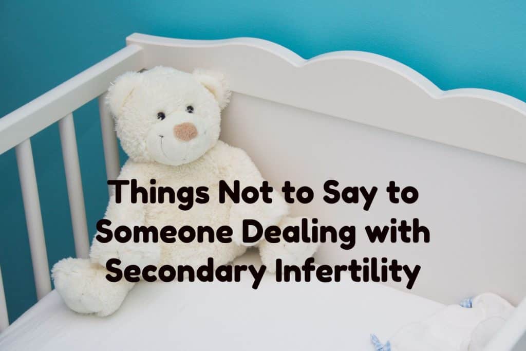 dealing with secondary infertility