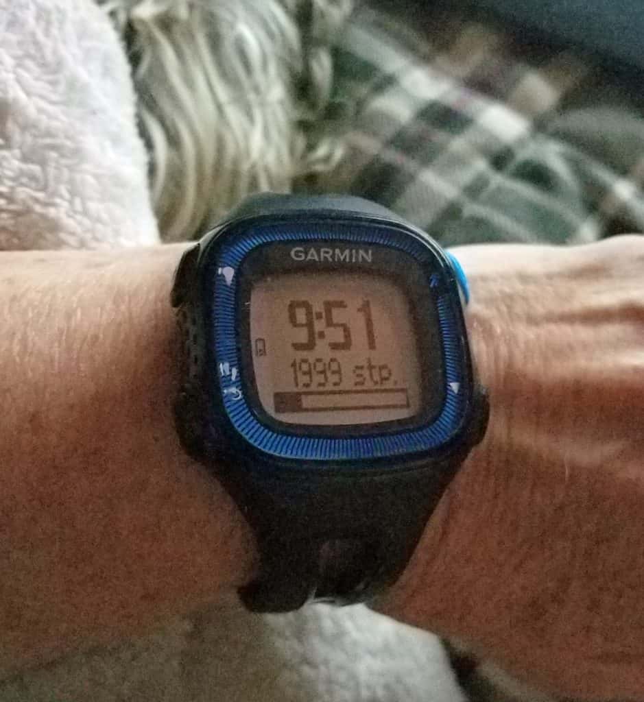 sick mom garmin steps