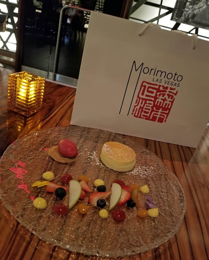 dessert at Morimoto's