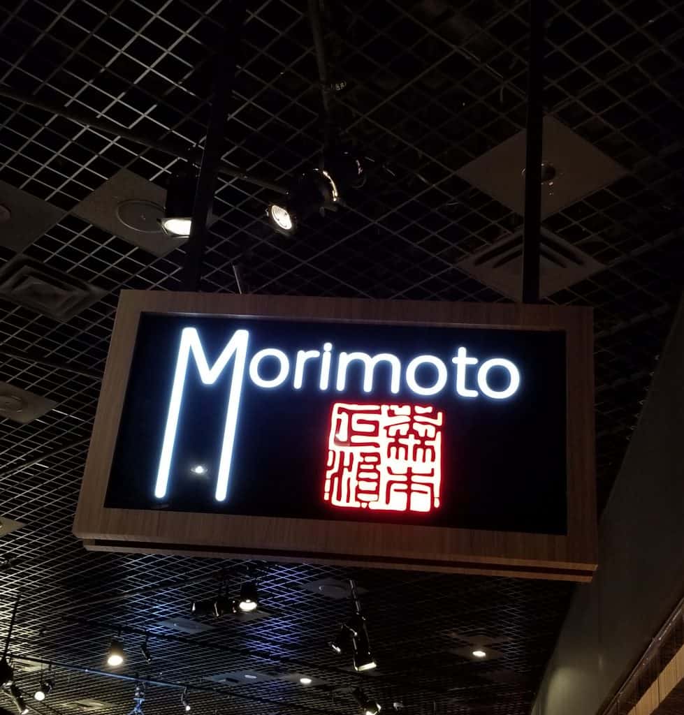 Dinner at Morimoto's