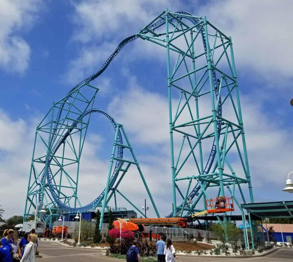 Ride Sea World s Newest Coaster The Electric Eel Opened One