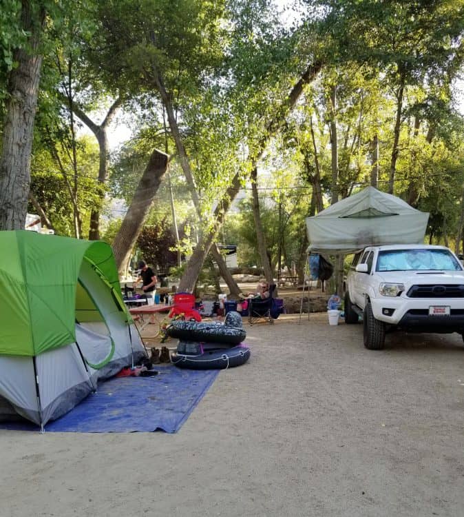 camping at kern river