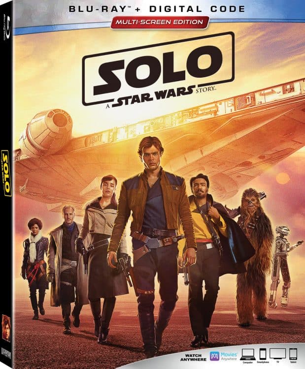 solo: a star wars story on blu-ray