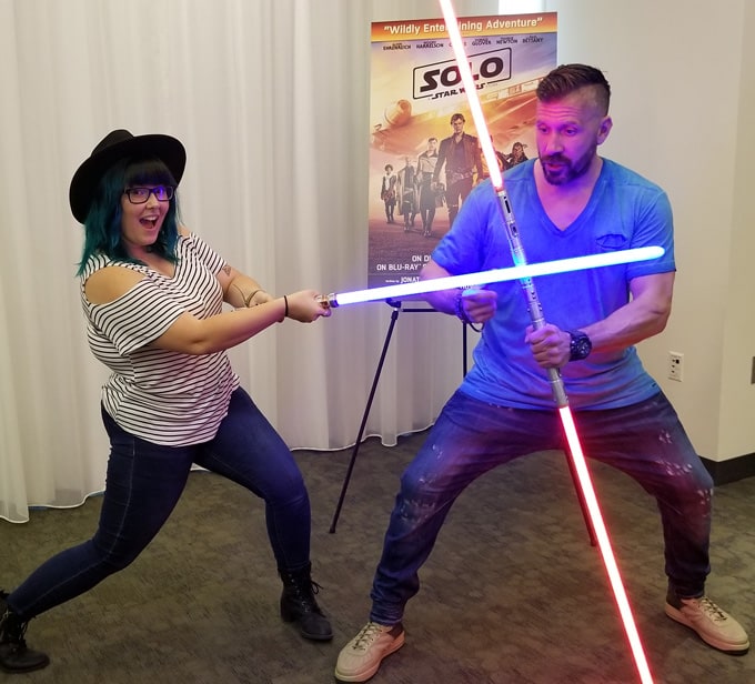 Lightsaber Training with Ray Park for Solo: A Star Wars Story