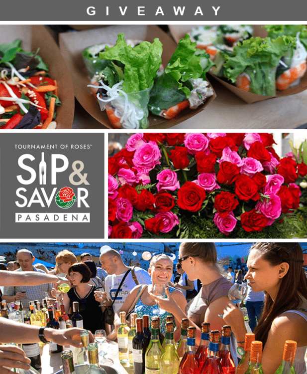 Tickets to PASADENA TOURNAMENT OF ROSES SIP & SAVOR