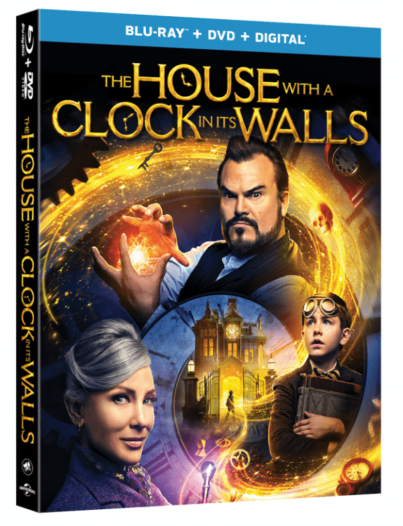 house with a clock in its walls on blu-ray