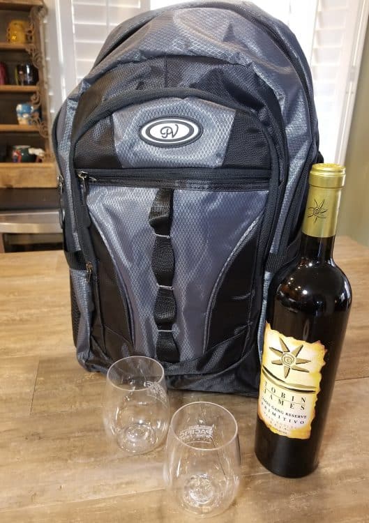 wine backpack