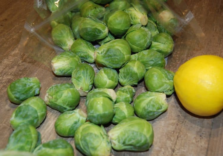 pan fried brussels sprouts with bacon