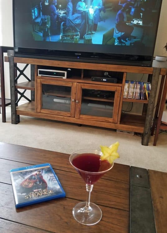 Marvel themed cocktail 