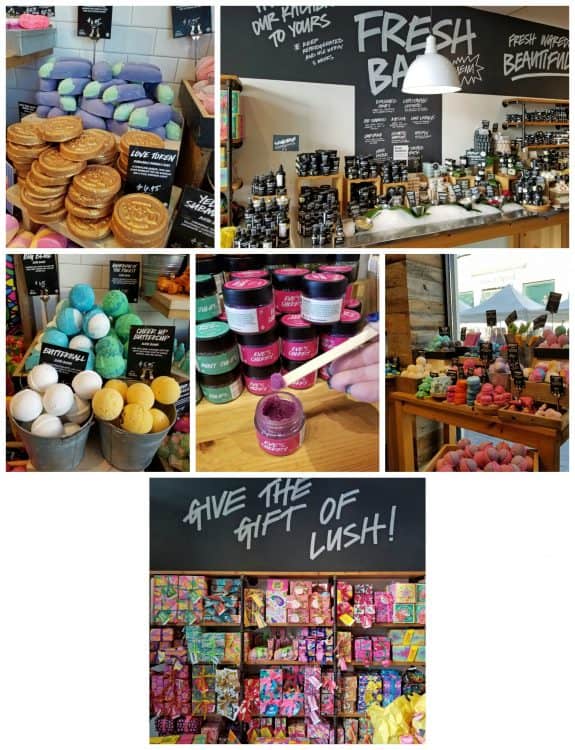 valentine's day gift shopping at Lush in victoria gardens