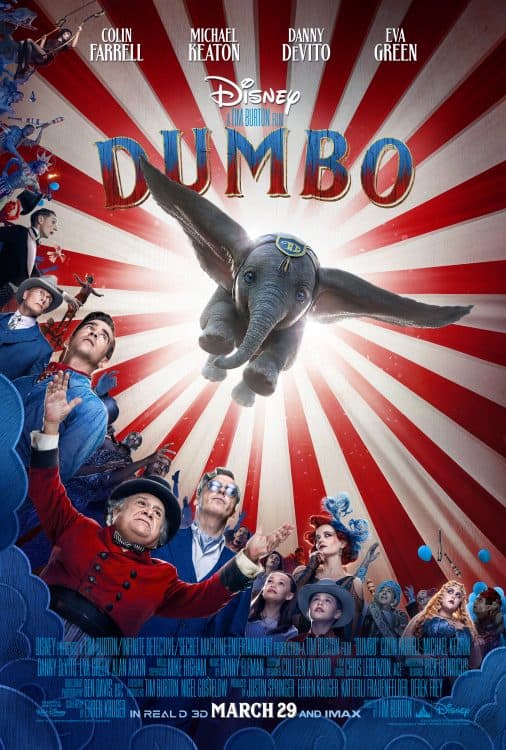 official Disney Dumbo movie poster