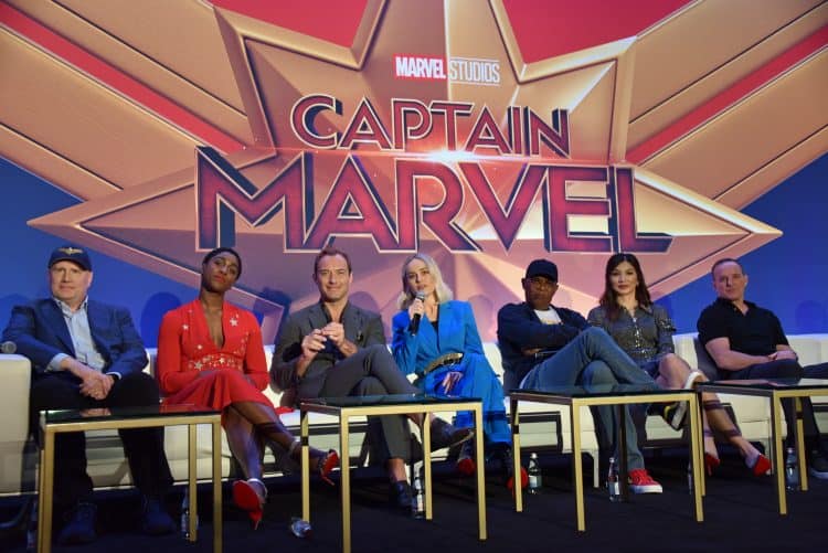 captain marvel cast interview