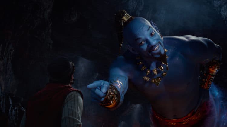 will smith as the genie in aladdin movie