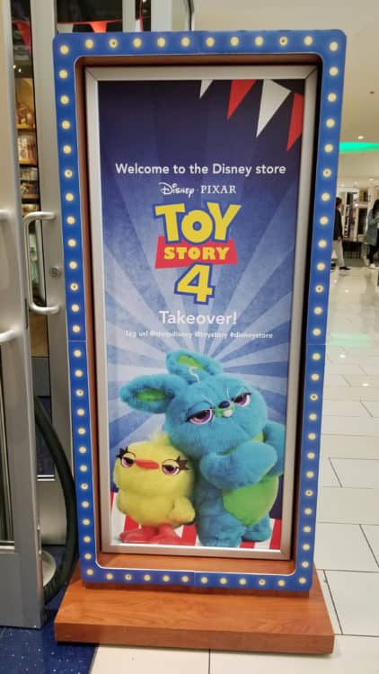 disney store toy story 4 takeover