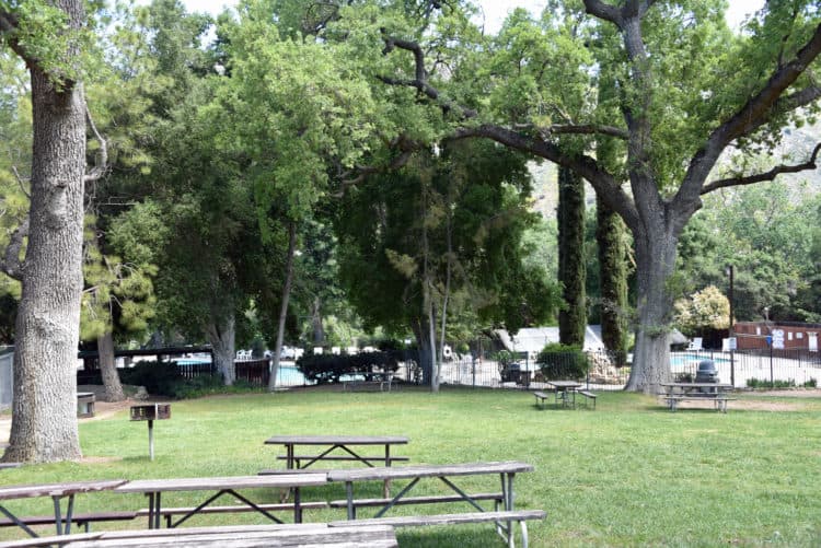 picnic area at rancho oso santa barbara rv resort