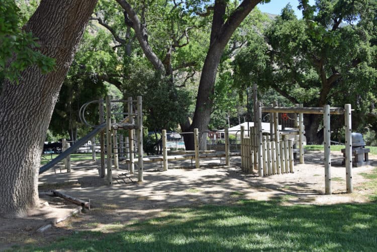 play area at rancho oso santa barbara rv resort