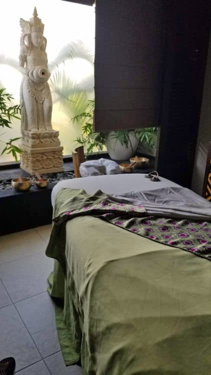 bali room at the Melange World Spa