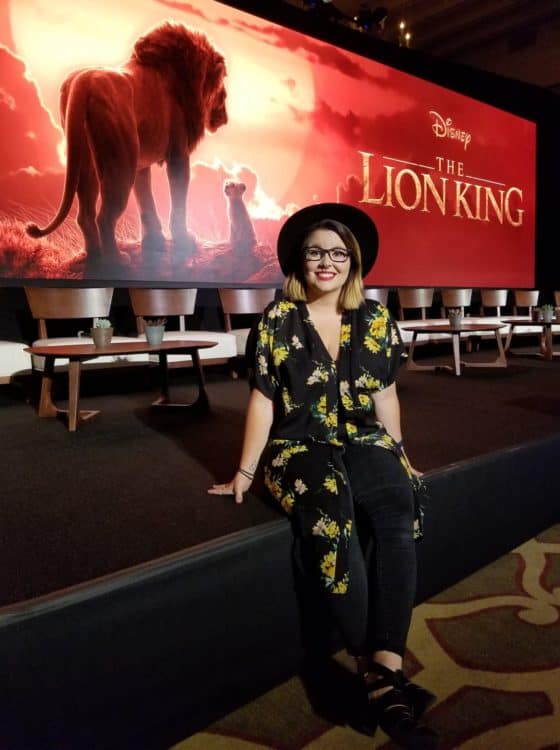 devon at interview with the cast of the lion king