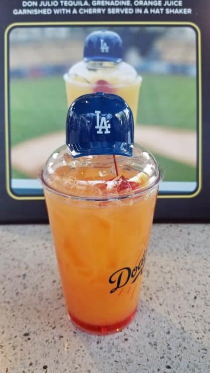 tequila cocktail at dodger stadium golden road