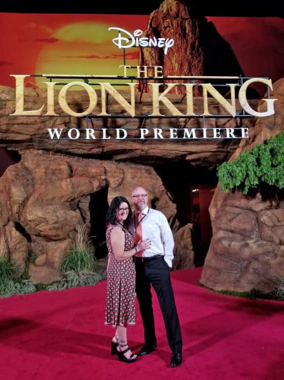 pride rock at the lion king premiere