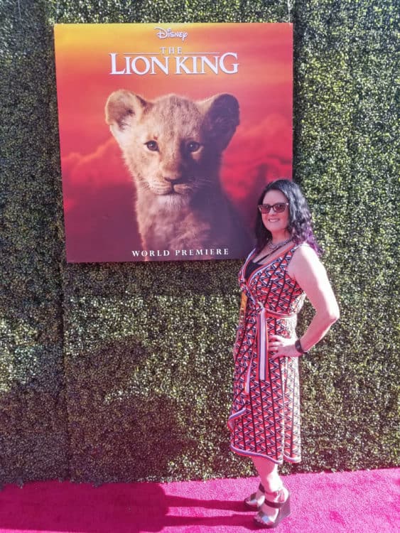 lion king red carpet