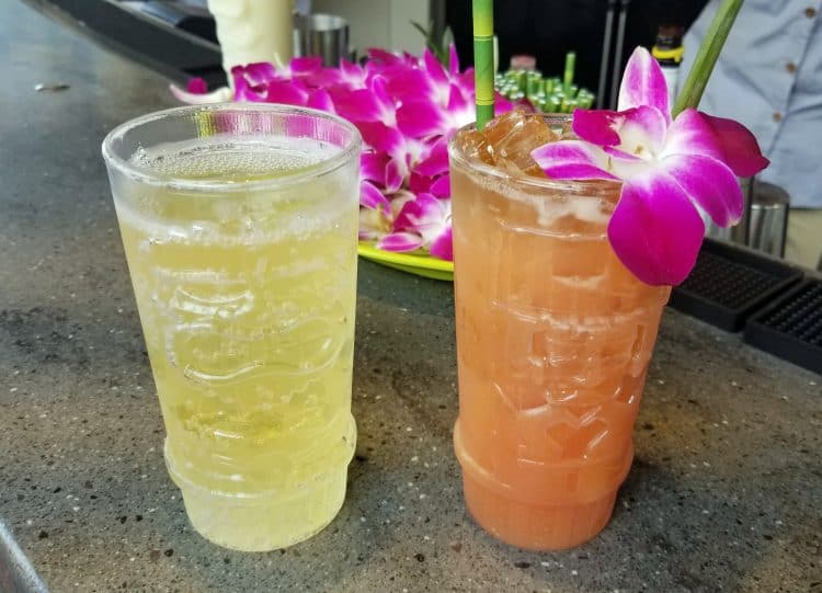 cocktails at isla nu-bar