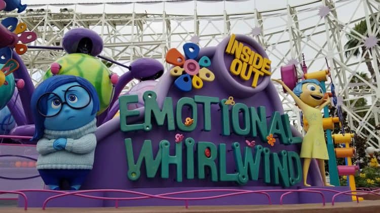 emotional whirlwind at disney california adventure