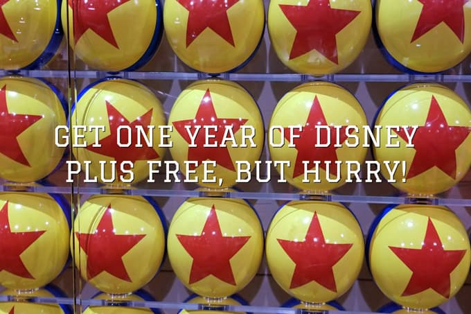 one year disney plus free special offer